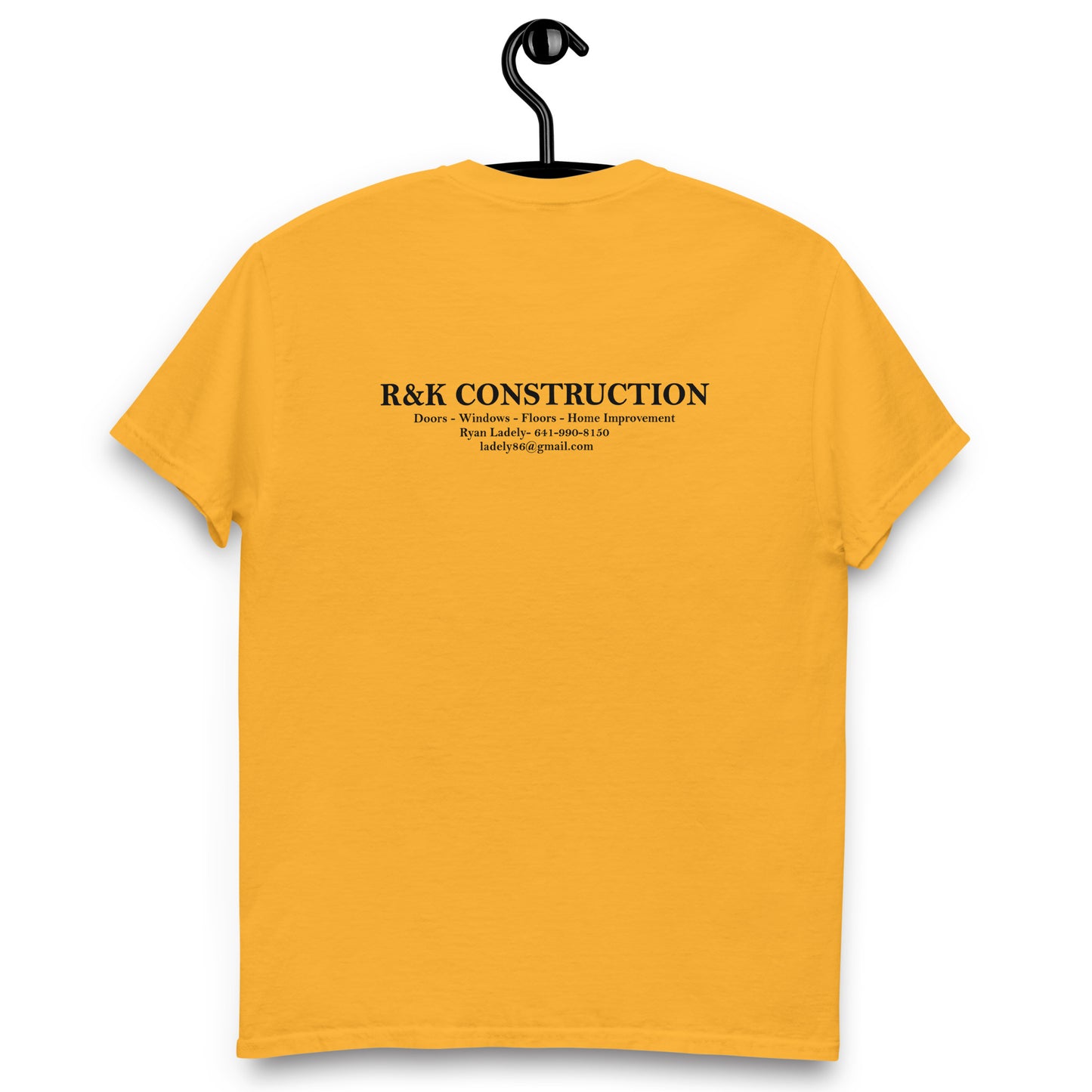 Adult Unisex Tshirt R&K Woodworking