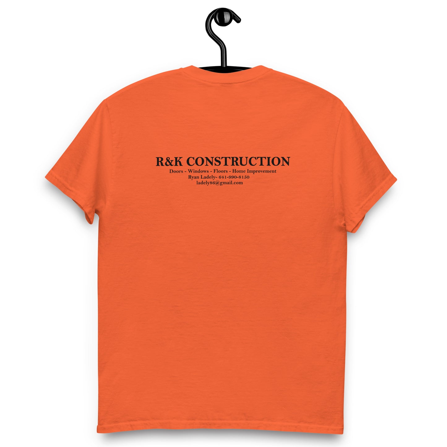 Adult Unisex Tshirt R&K Woodworking