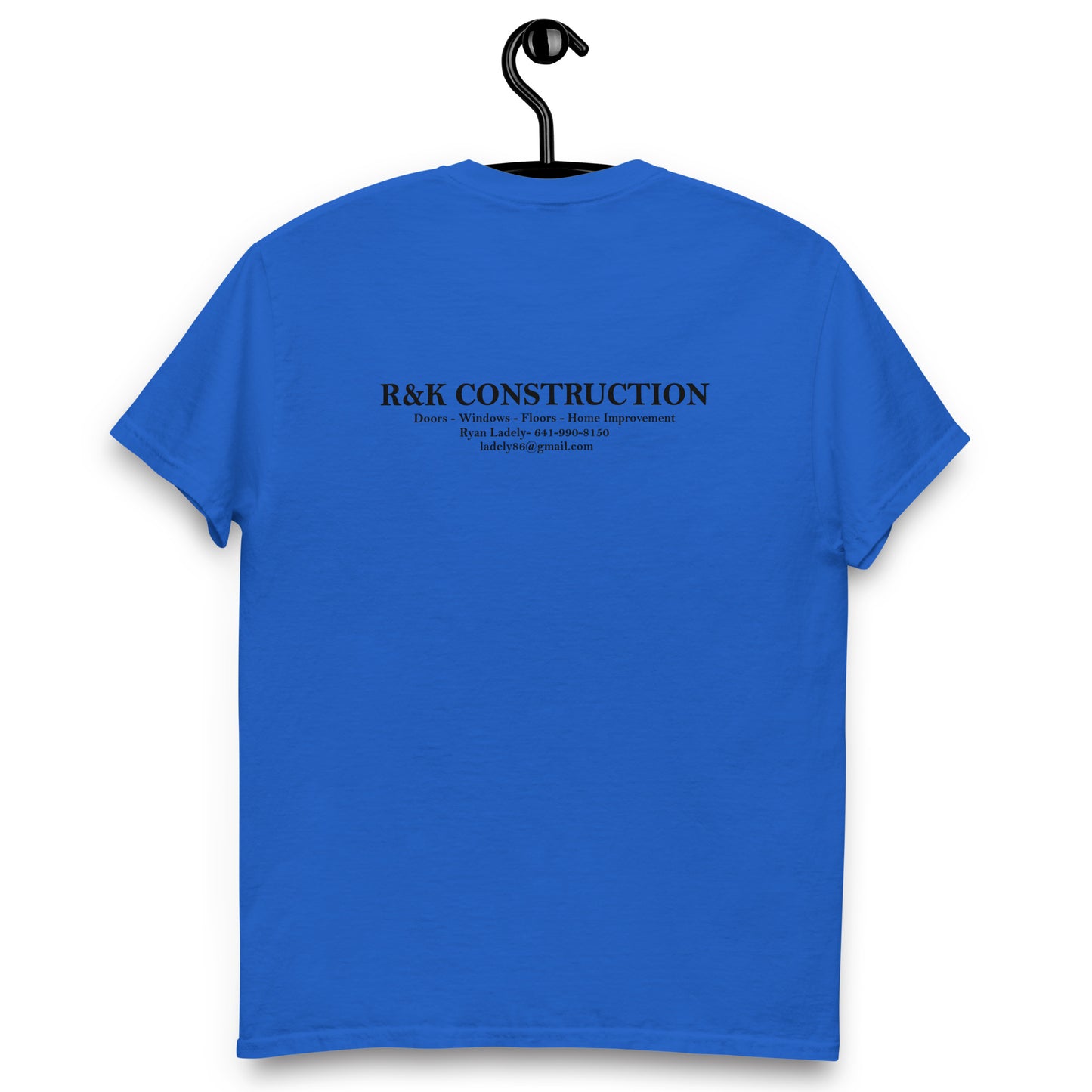Adult Unisex Tshirt R&K Woodworking