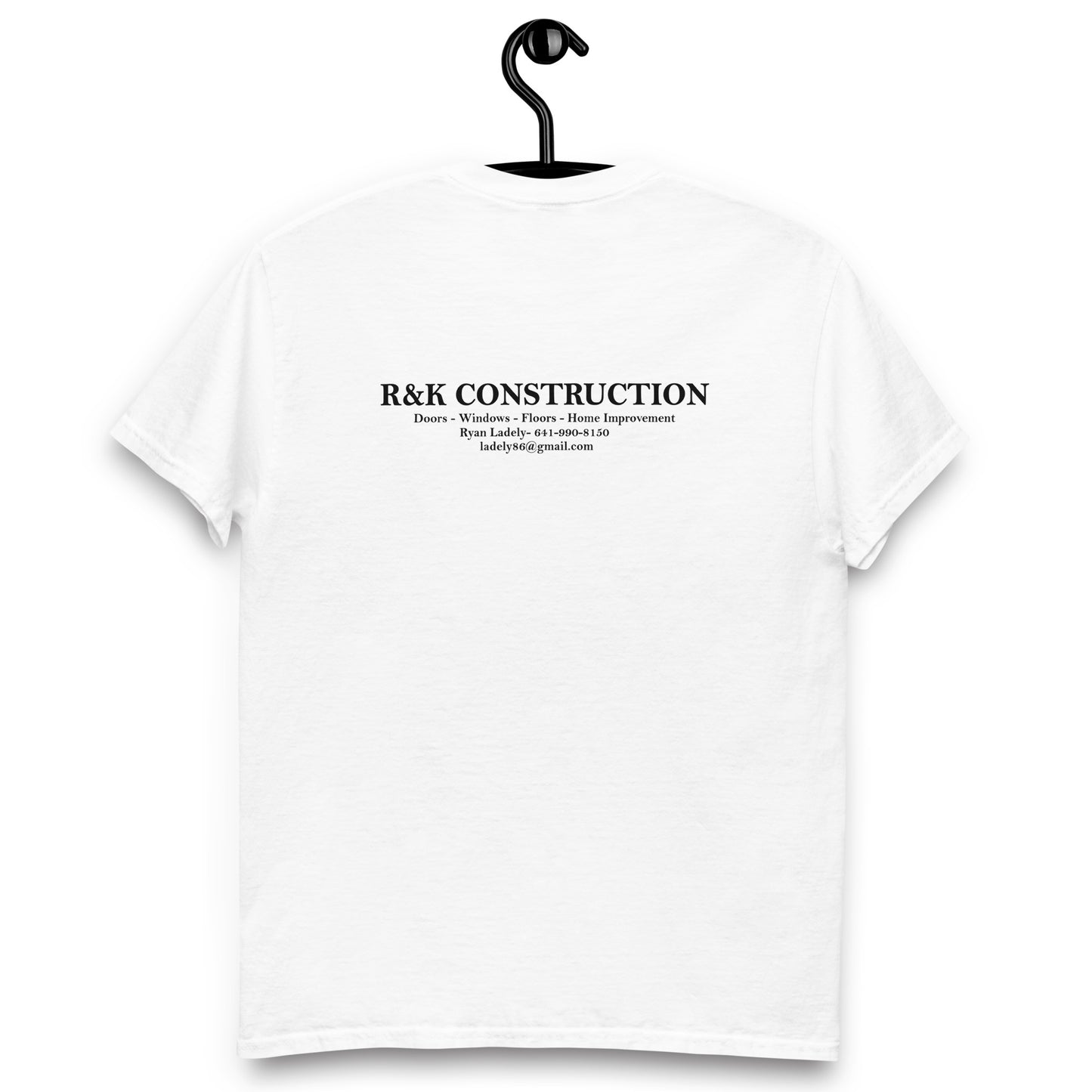Adult Unisex Tshirt R&K Woodworking