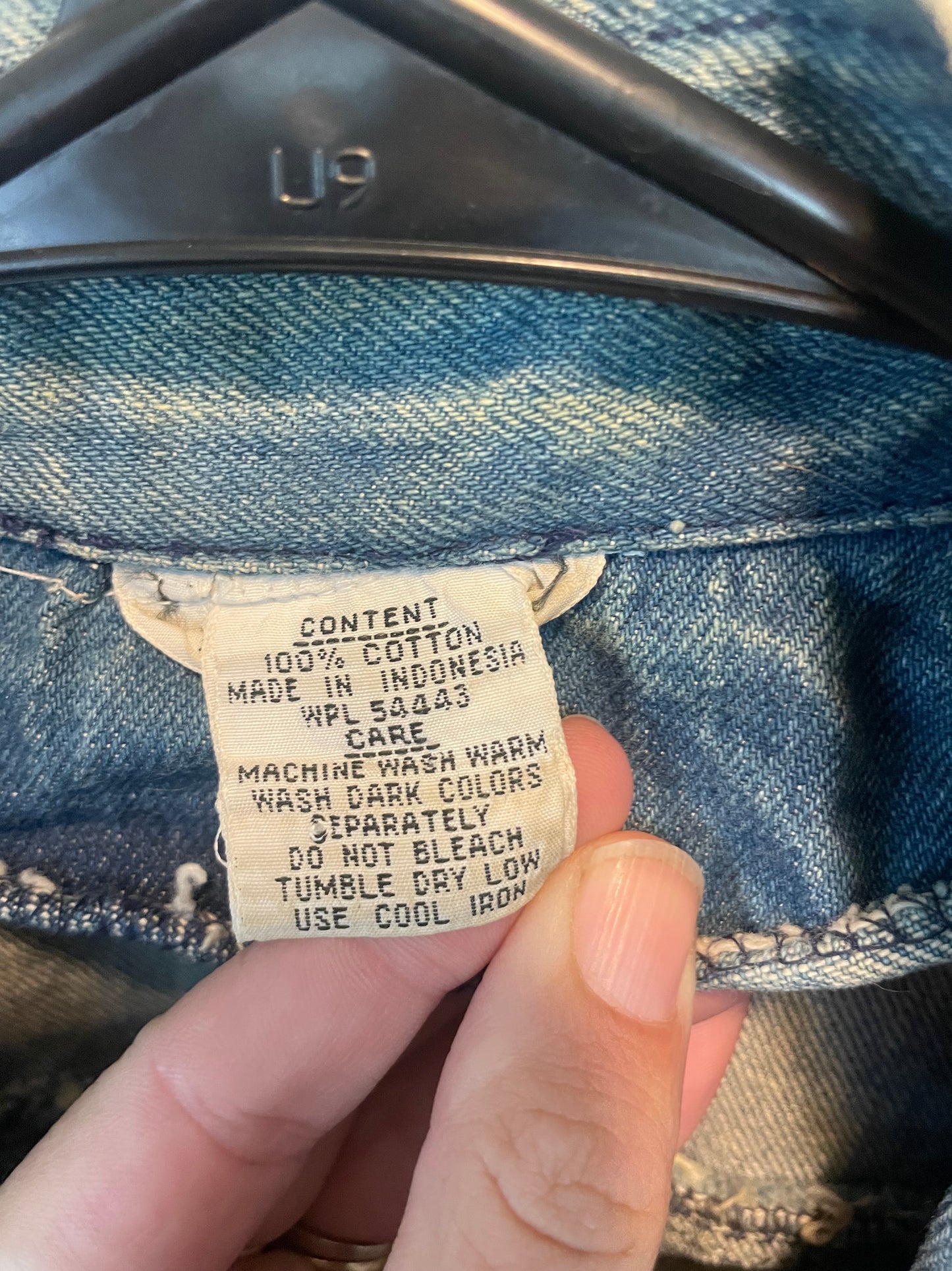 80's Denim Jacket Bomber Coat Vintage
