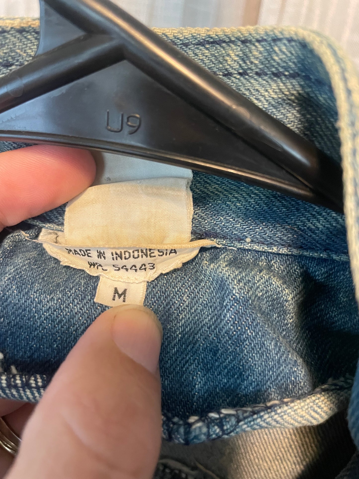 80's Denim Jacket Bomber Coat Vintage
