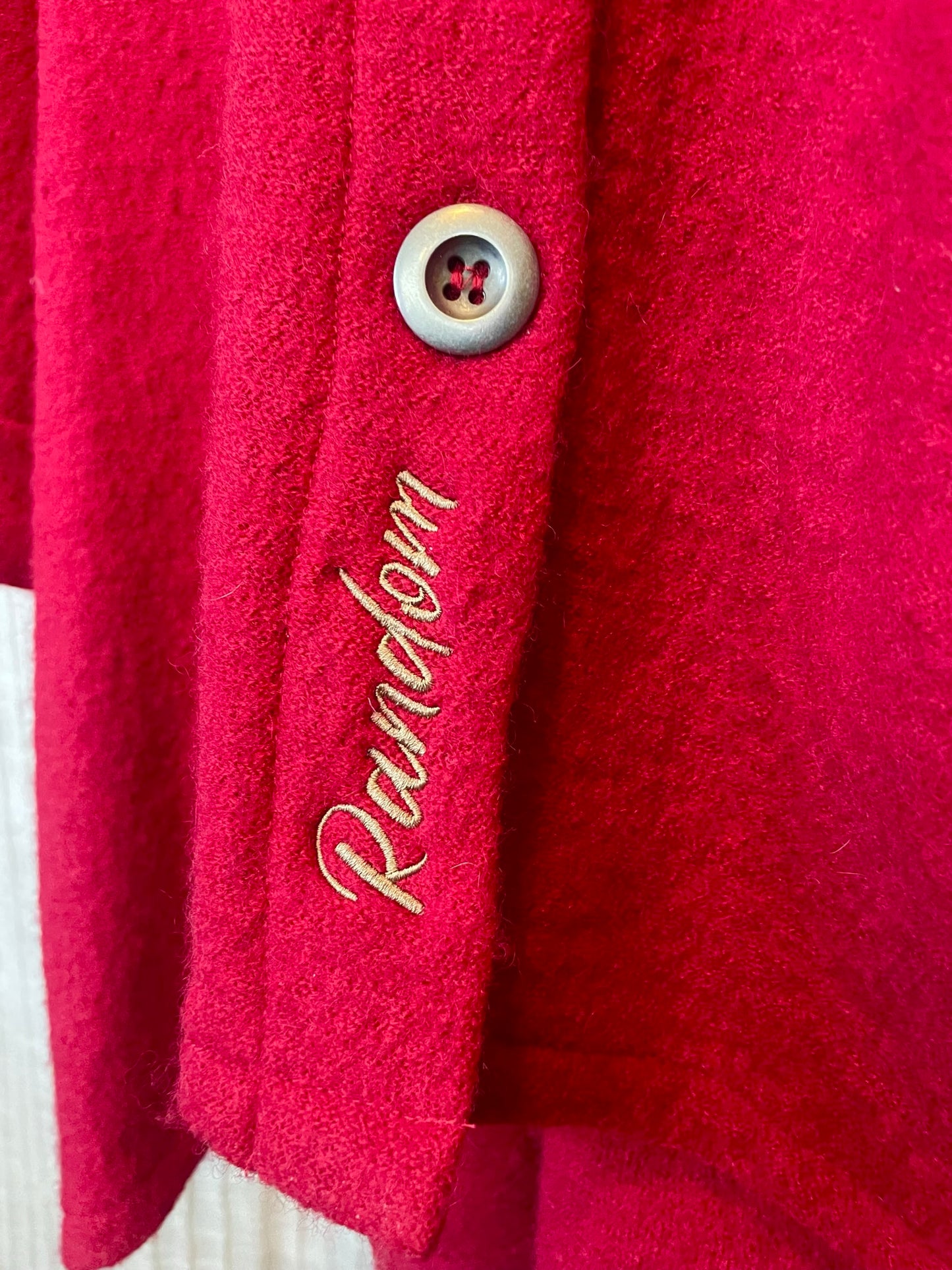 North Style Hooded Boiled Wool Jacket Random Altered Size Large