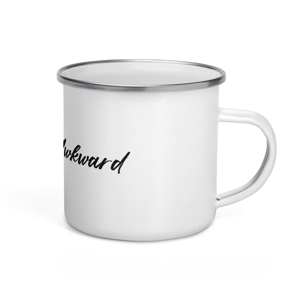 Awkward Enamel Mug