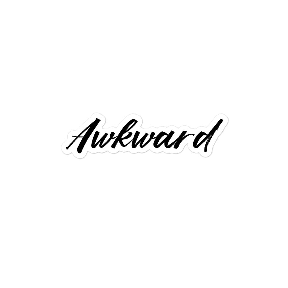 Awkward Sticker
