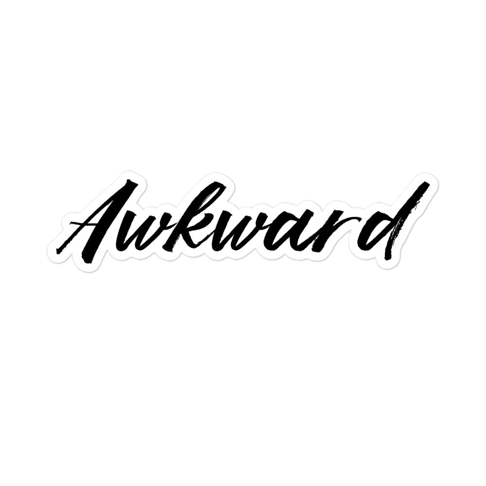 Awkward Sticker