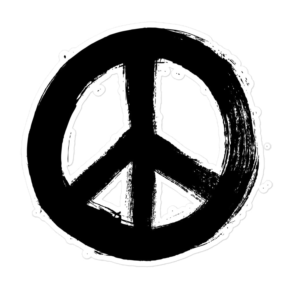 Peace Sign Bubble-free sticker