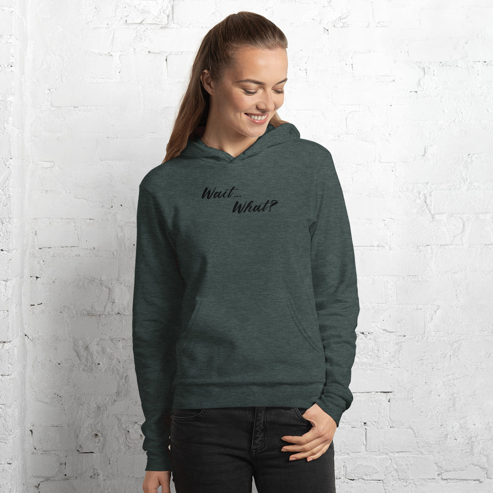 Wait What Unisex hoodie