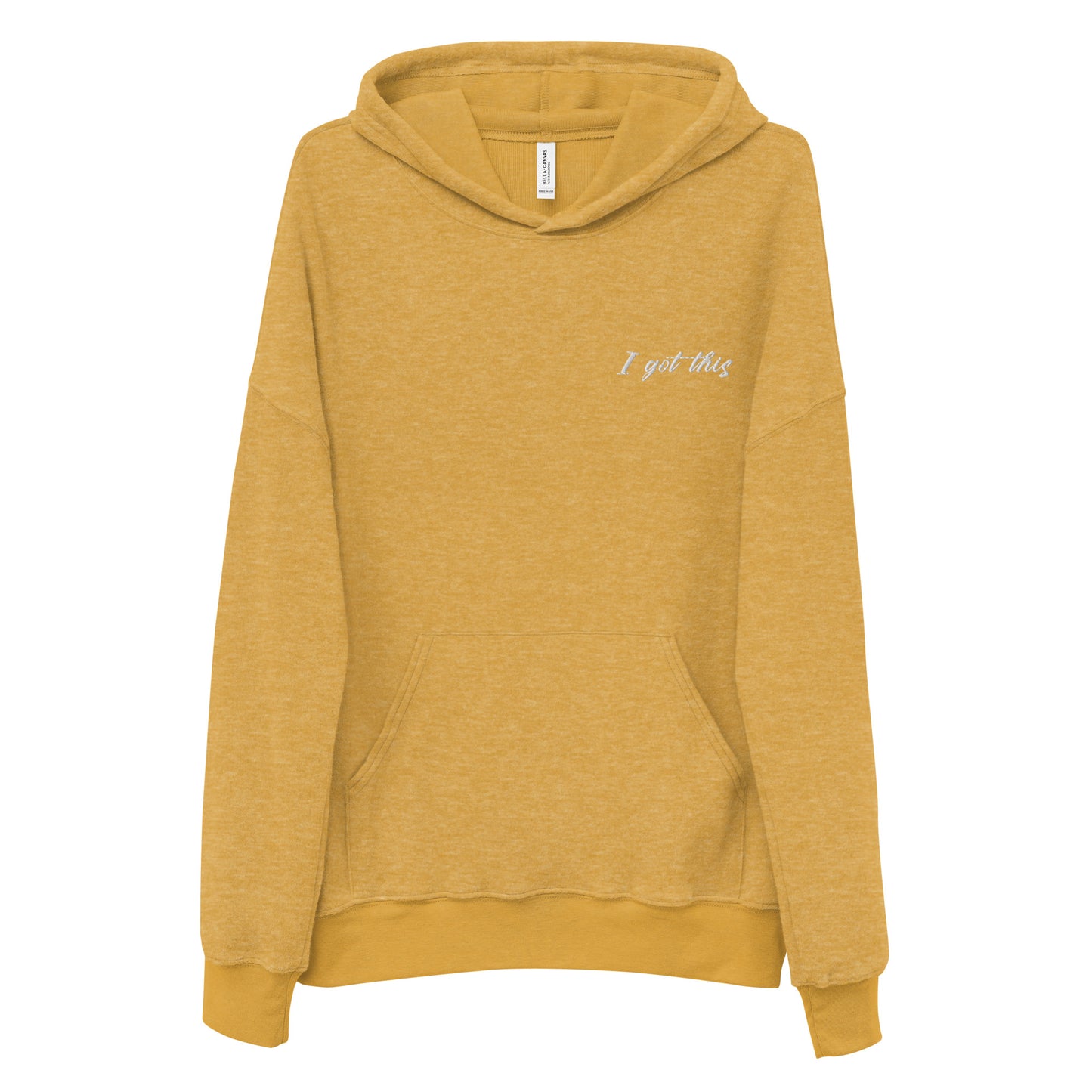 I got thisUnisex sueded fleece hoodie