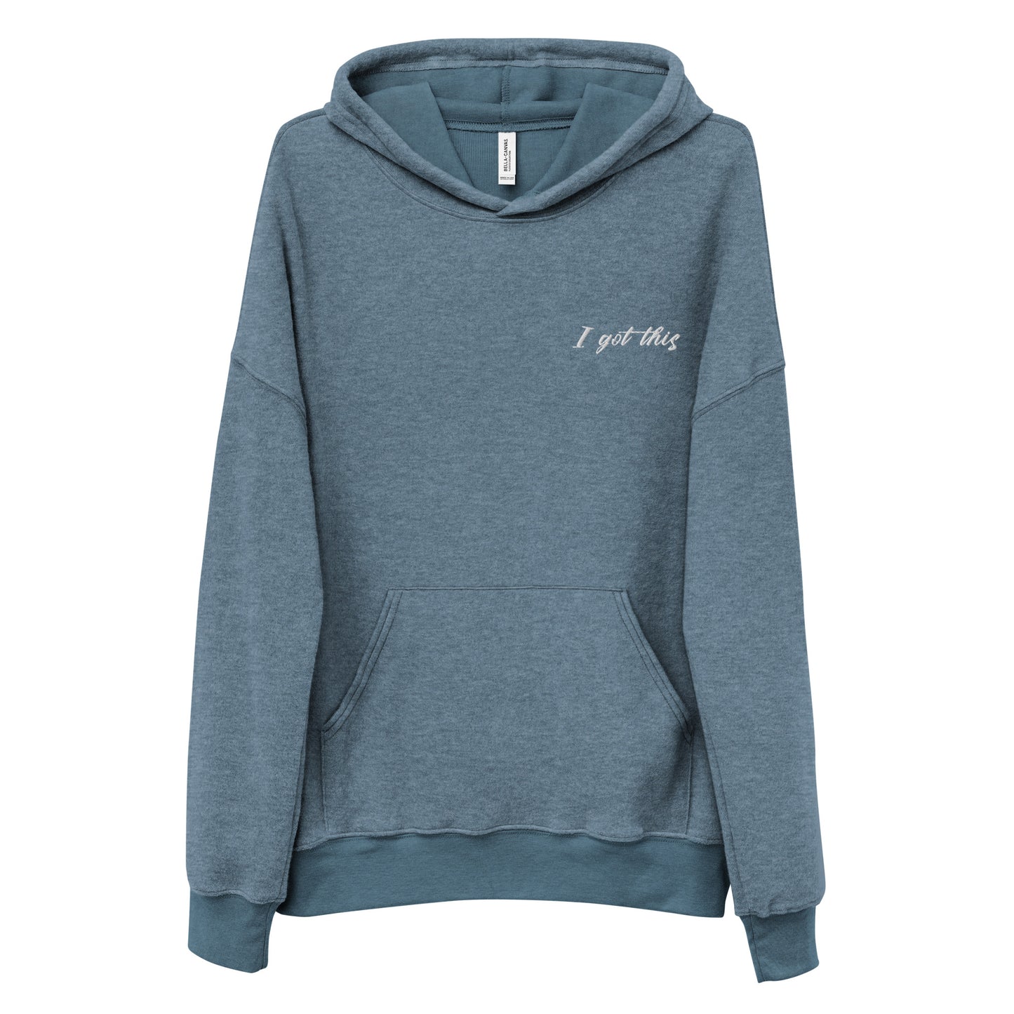 I got thisUnisex sueded fleece hoodie