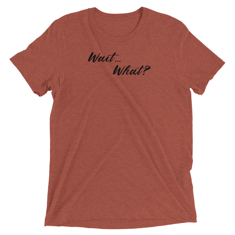 Wait...What? Short sleeve t-shirt
