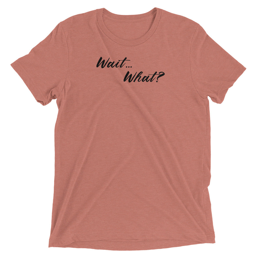 Wait...What? Short sleeve t-shirt