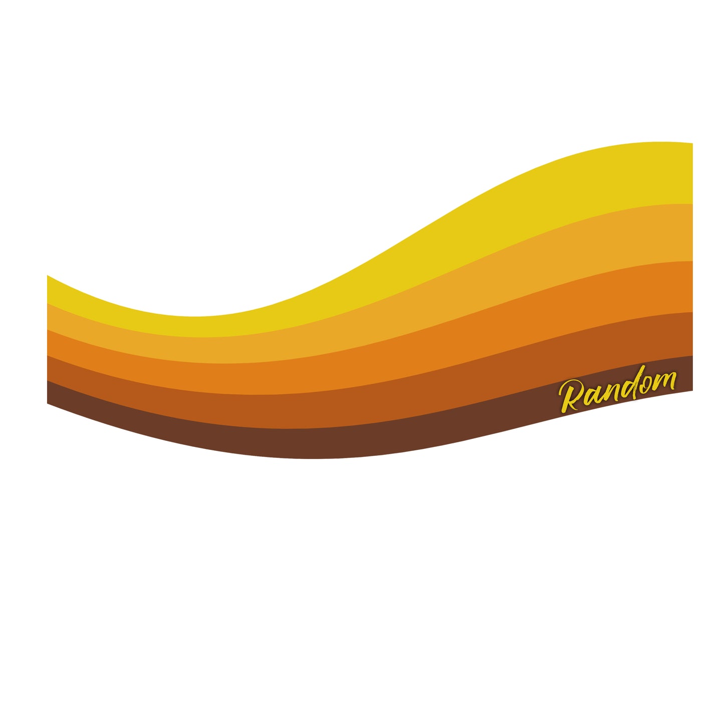 Warm Vibe Wave Minimalist Backpack