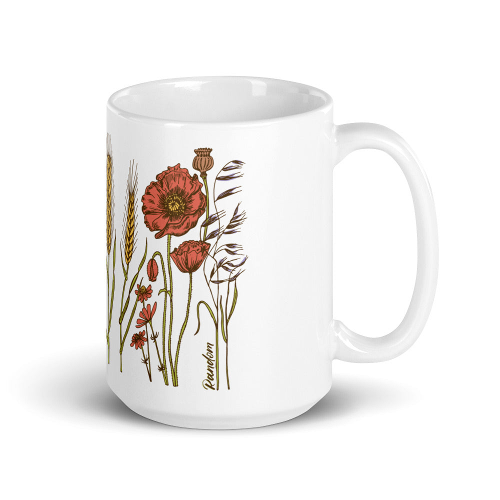 Wild Flower glossy mug