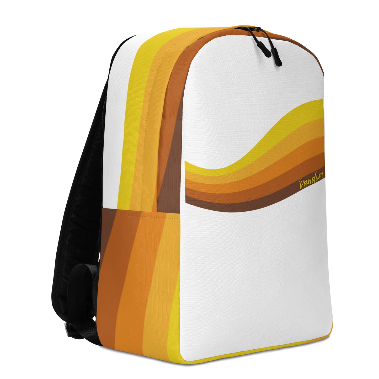 Warm Vibe Wave Minimalist Backpack