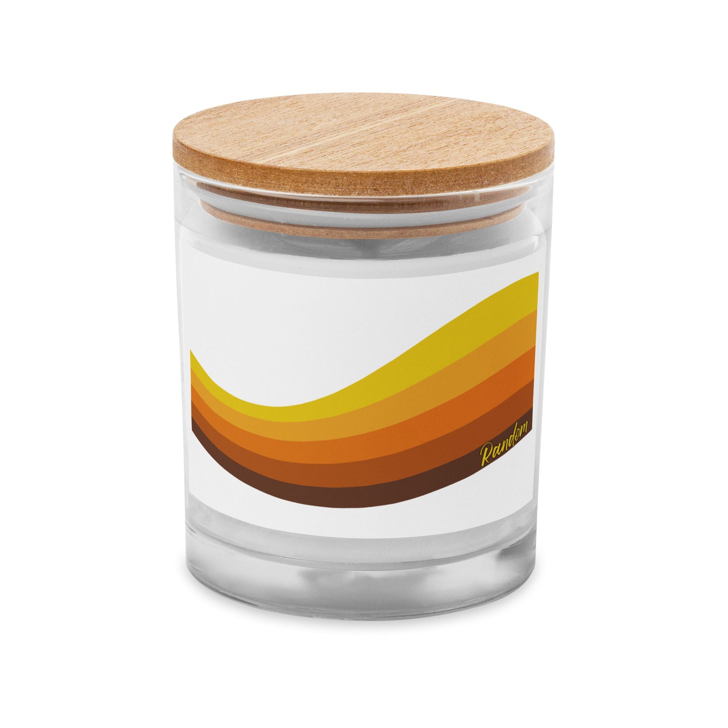 Warm Vibes Glass jar unscented candle