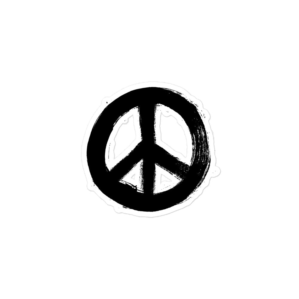 Peace Sign Bubble-free sticker