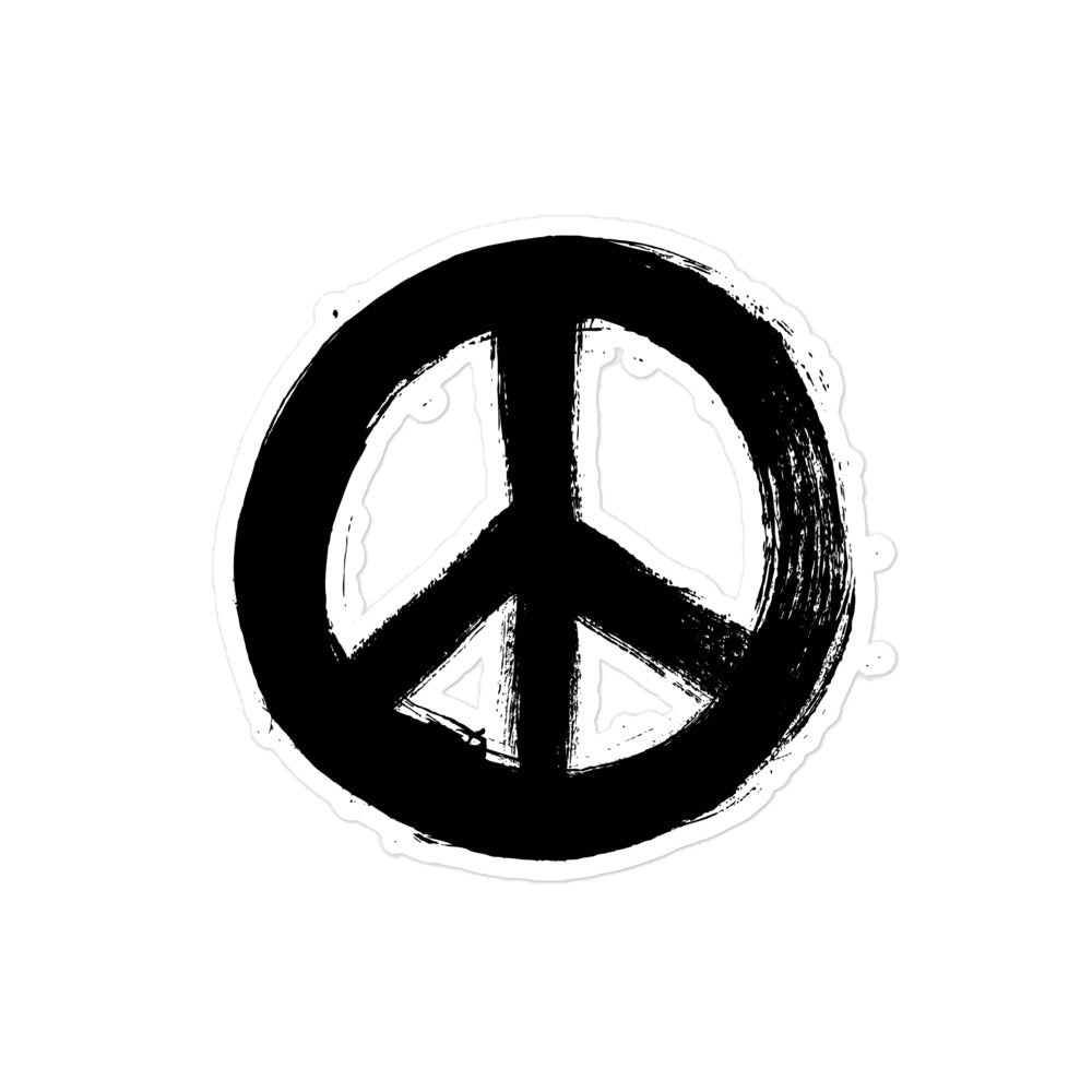 Peace Sign Bubble-free sticker