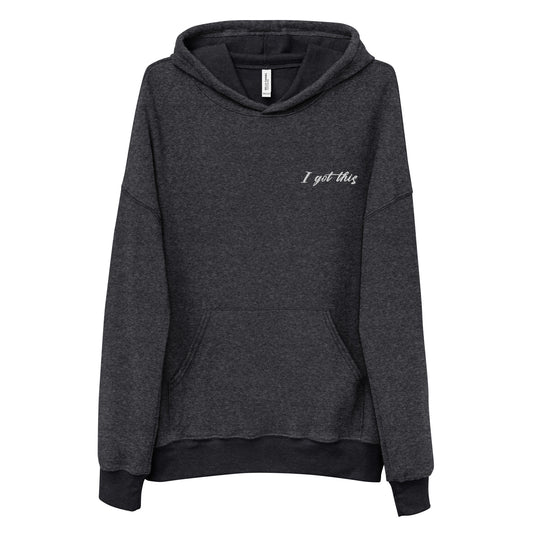 I got thisUnisex sueded fleece hoodie