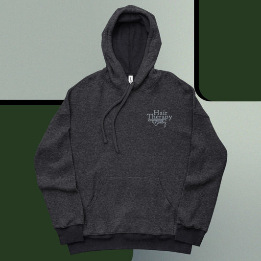 Unisex sueded fleece hoodie