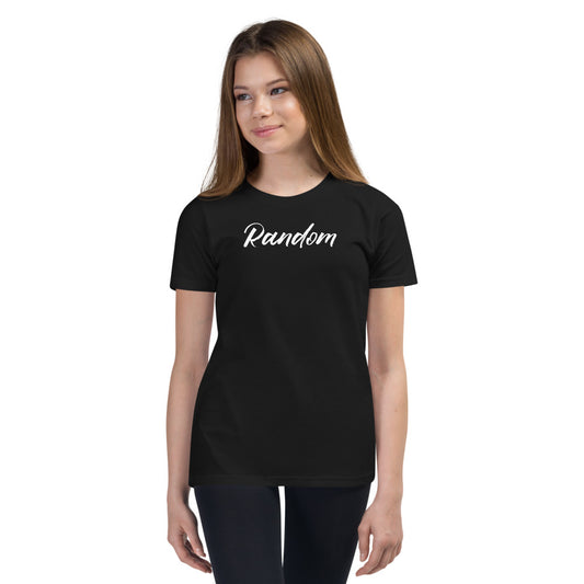 Random White Youth Short Sleeve T-Shirt
